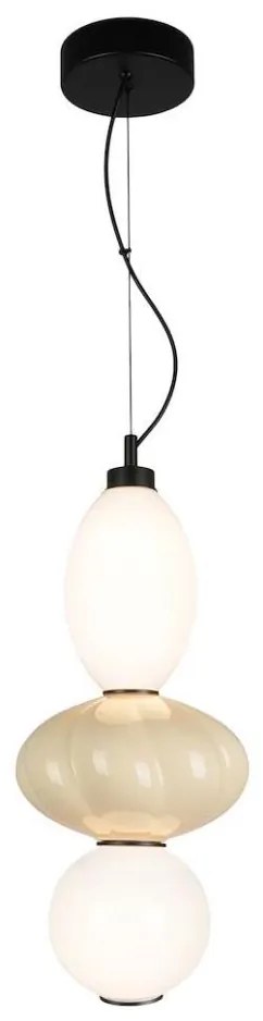 LED Пендел ASCOLI LED/18W/230V Ø 20 см бежов