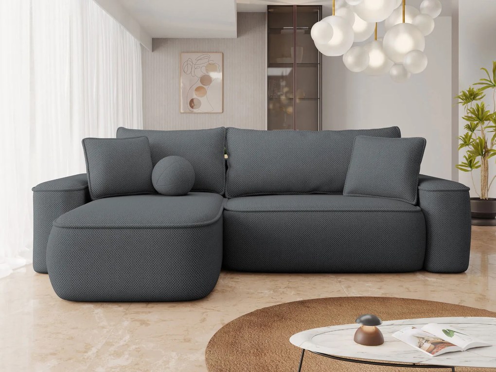 Ъглов диван Sandby-Антрацит