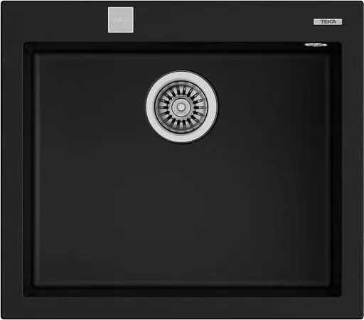 Умивалник ТЕКА гранит ForSquare 50.40, черен