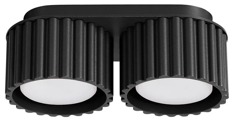 Sollux SL.1788 - Точково осветително тяло AURA 2xGX53/10W/230V черно