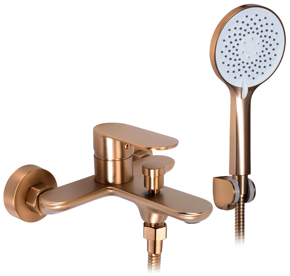 Смесител за вана DROP Brush Copper