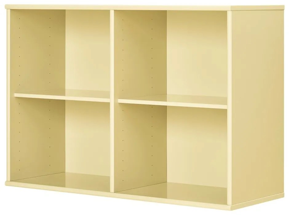 Светложълта висяща библиотека 89x61 cm Mistral – Hammel Furniture