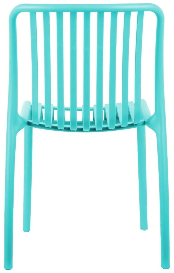 Тюркоазен пластмасов трапезен стол Glee – Leitmotiv