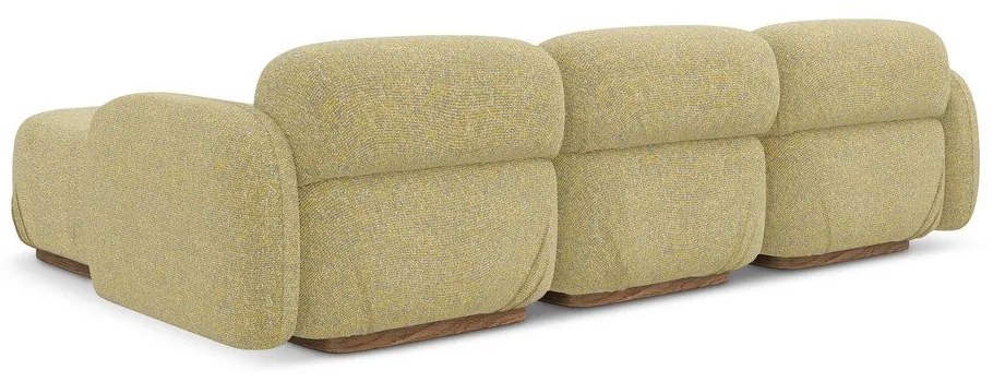 Жълт модулен ъглов диван (променлив) Ailani – Makamii