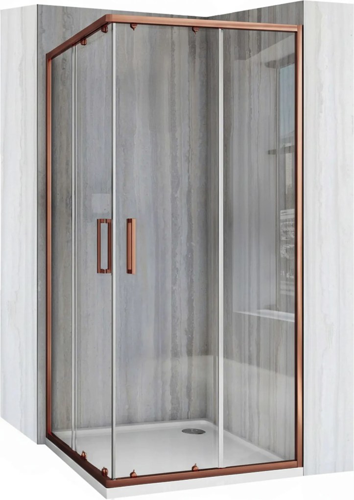 Душ кабина Rea Punto 90x90 Brush Copper