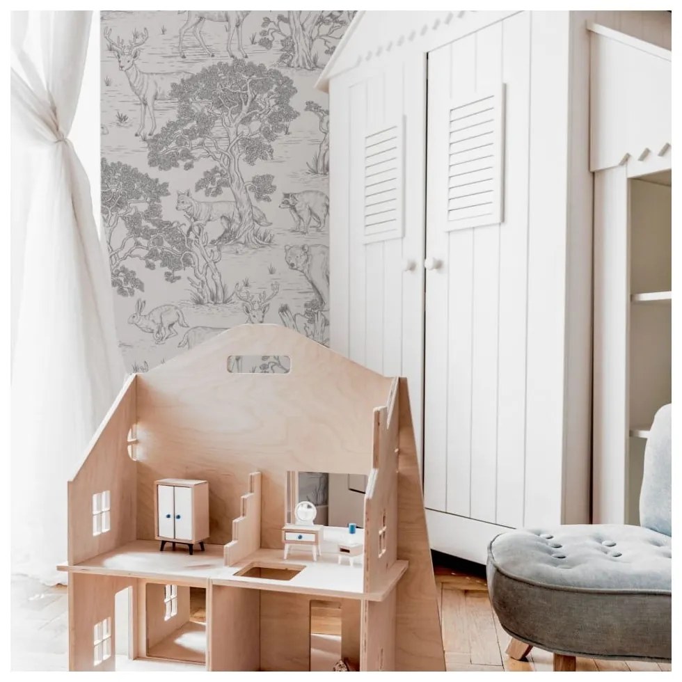 Хартиен детски тапет 100 cm x 280 cm Animals – Dekornik