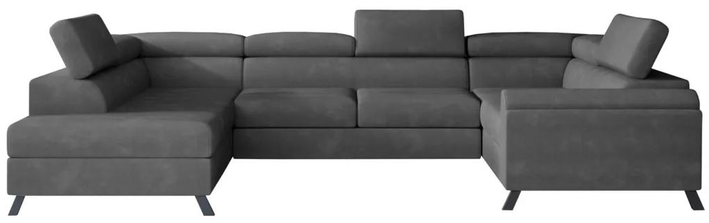 Разтегателен диван в П-образна форма ESMADA, 336x92x200, paros 06, ляв