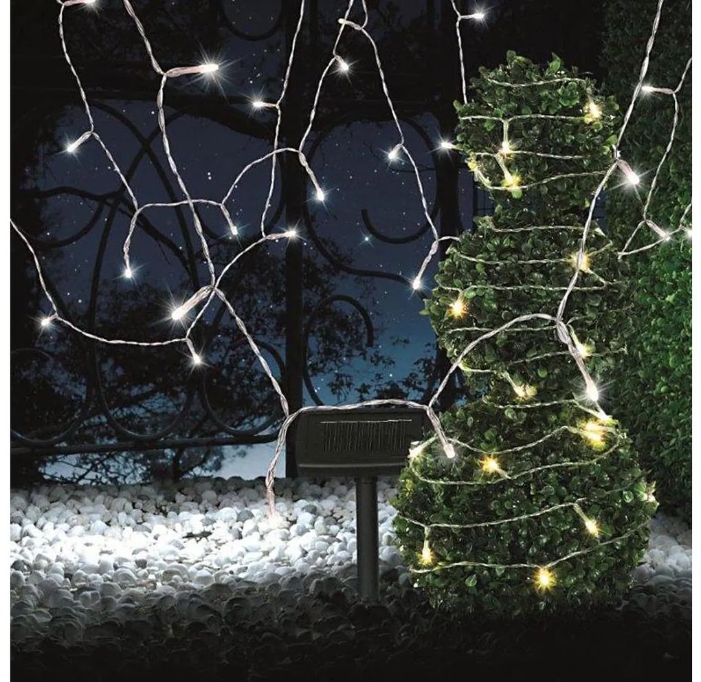 Globo 33700-50 - LED Соларна верига 10 m 50xLED/2,4V IP44