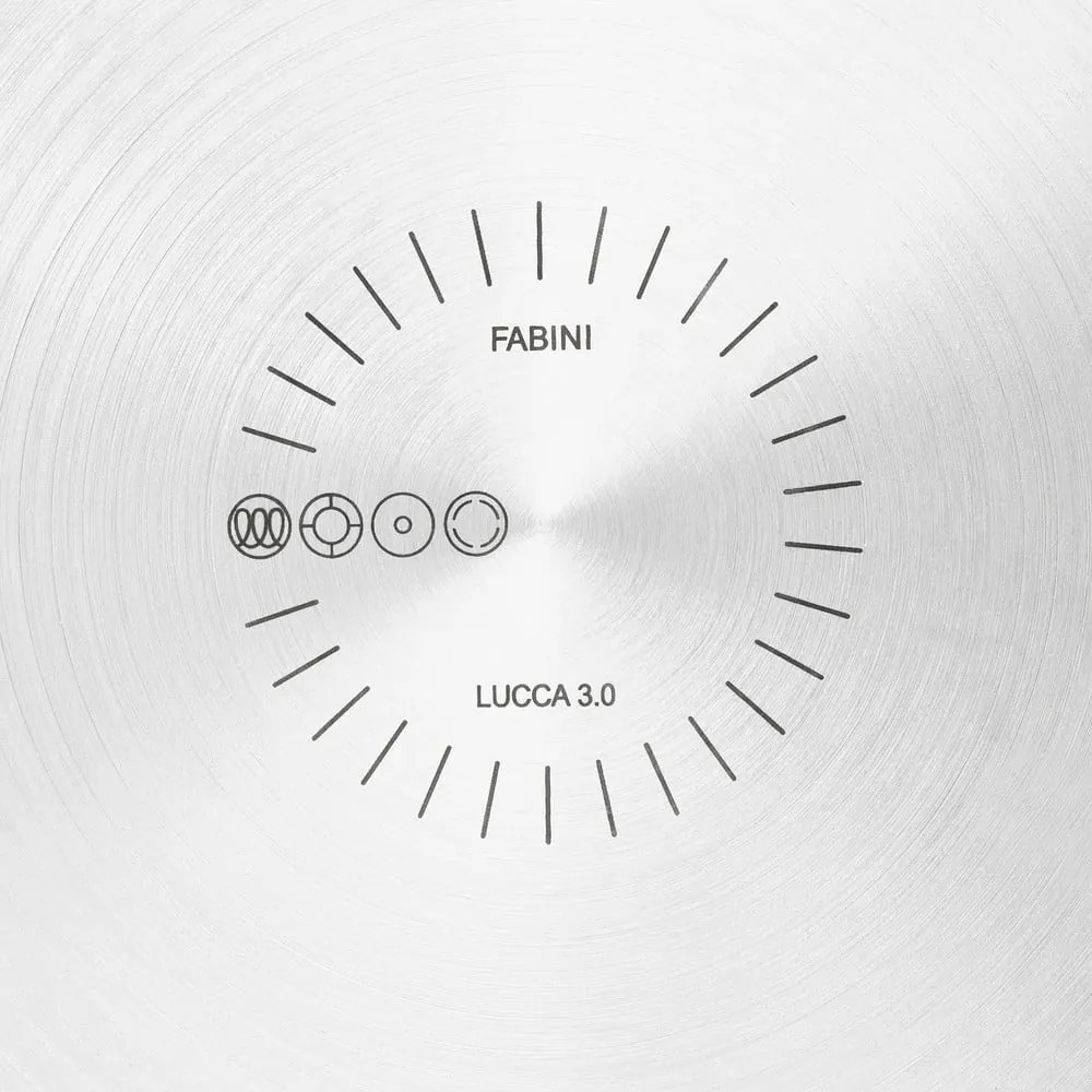 Касерола от неръждаема стомана с капак подходяща за индукционен котлон 5,5 l Lucca 3.0 – FABINI