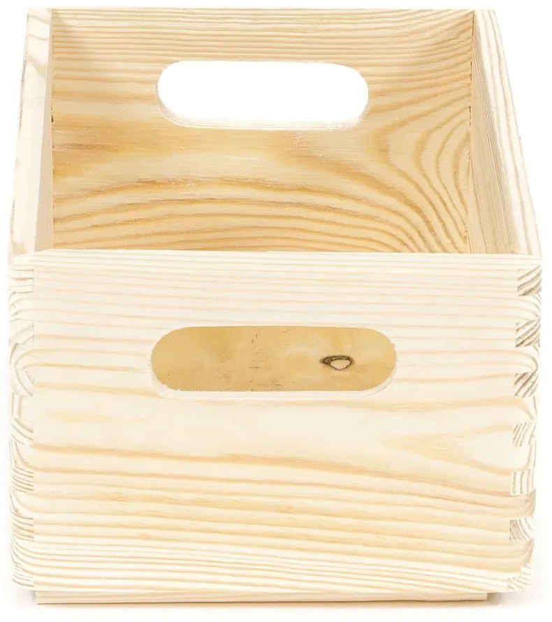 Кутия за съхранение от борова дървесина Custom, 30 x 20 x 14 cm - Compactor