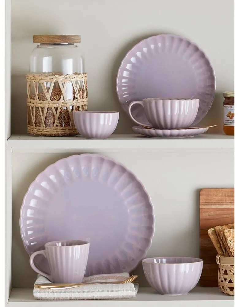 Светлорозова глинена чаша за капучино 220 ml Latina – Bloomingville