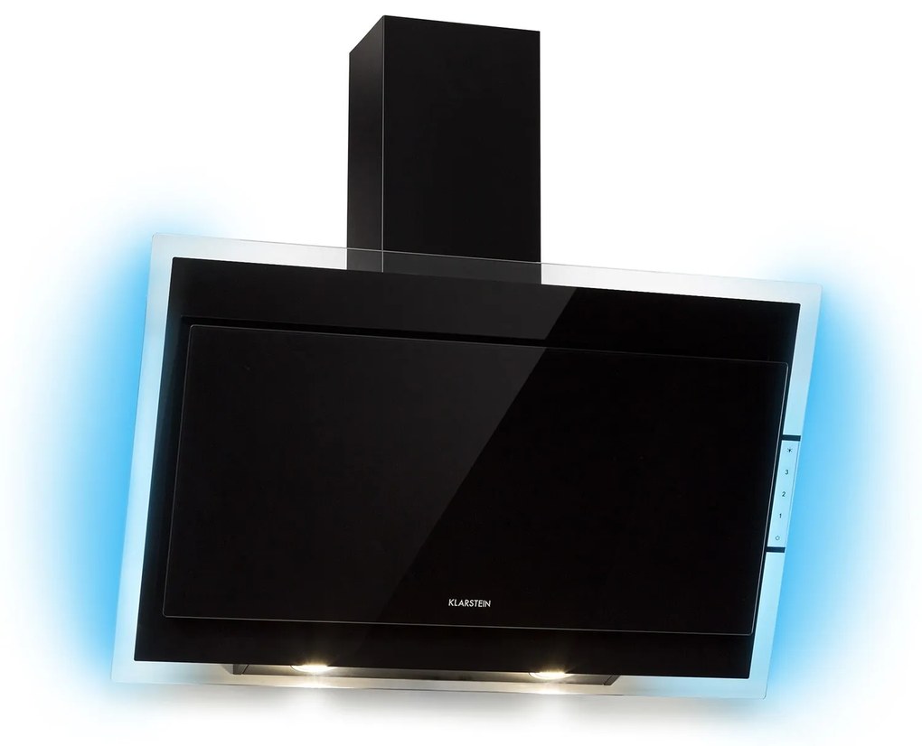 Klarstein Mirage 90, абсорбатор, 550 m³/ч, сензорен панел, черен