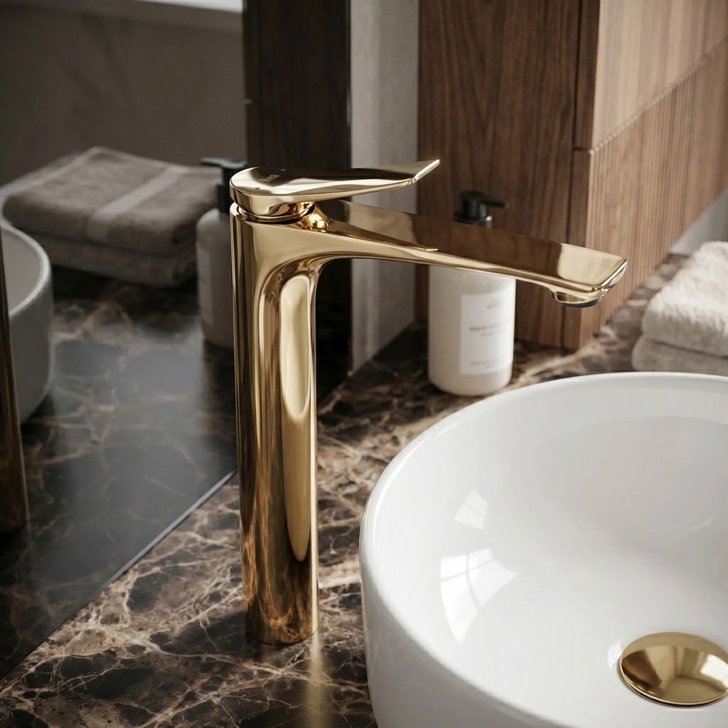 Смесител за мивка PREMIUM Rea Vision Gold High