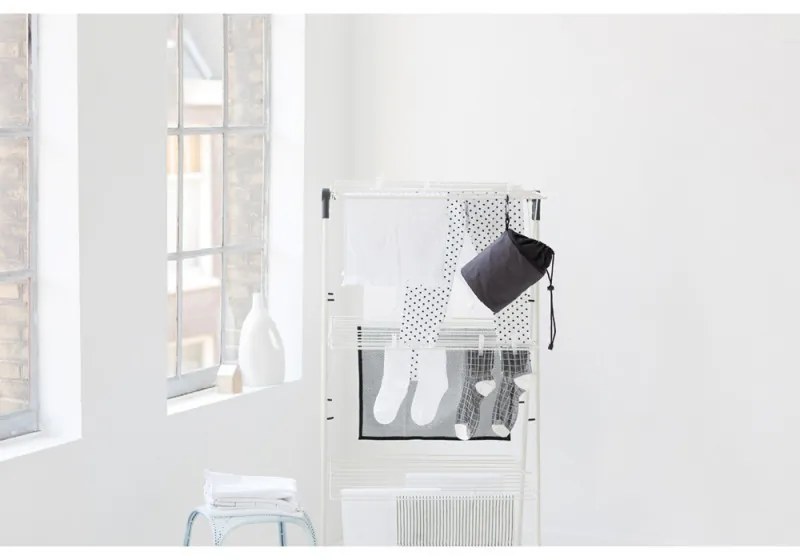 Простор "кула" Brabantia 90300184, 23 м, Лесно сгъване, Регулируем, Бял