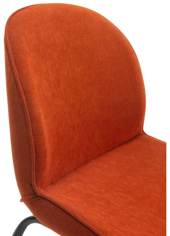 Оранжеви трапезни столове в комплект от 2 Vicky - Marckeric