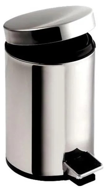 Aqualine - Кош за отпадъци SIMPLE LINE 20 l полиран неръждаем