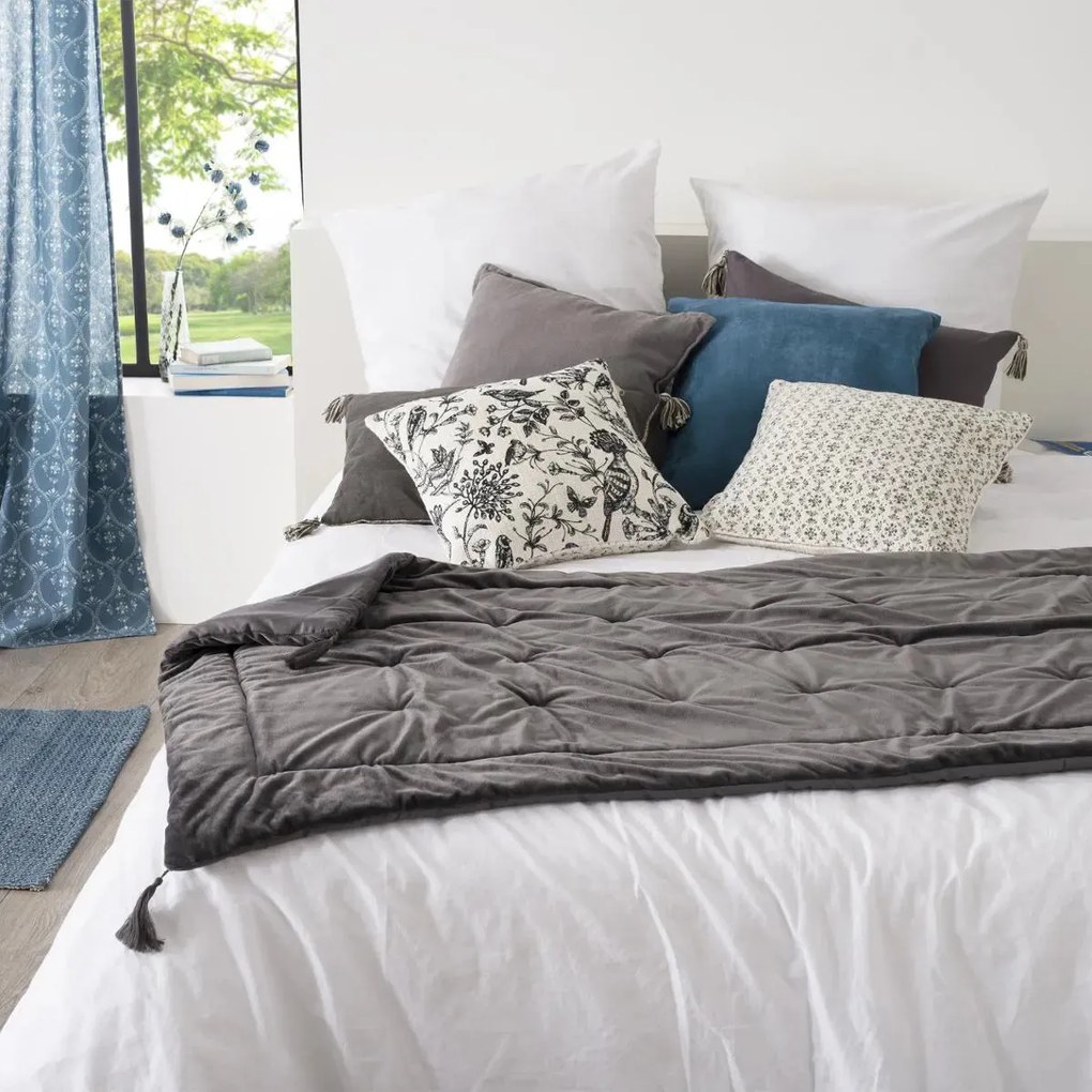 Шалте atmosphera Sonia, Велур, 80x180 cm - Каки