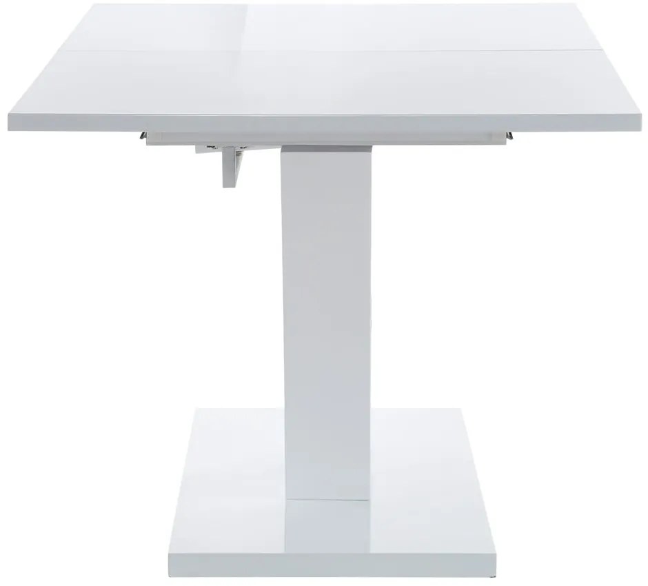 Бяла сгъваема маса за хранене Aaron, 140 x 90 cm - Støraa