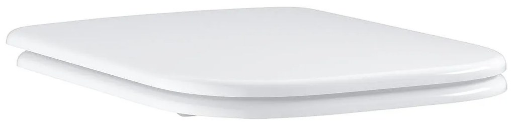 Седалка за тоалетна чиния 39813000, с плавно затваряне, снежно бяла