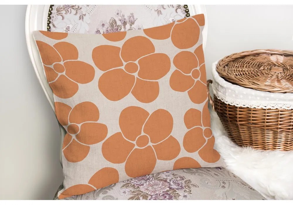 Калъфка за възглавница 43x43 cm Orange Meadow – Mila Home