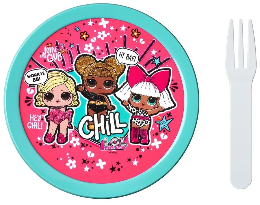 Детска кутия за храна с вилица LOL surprise – Mepal
