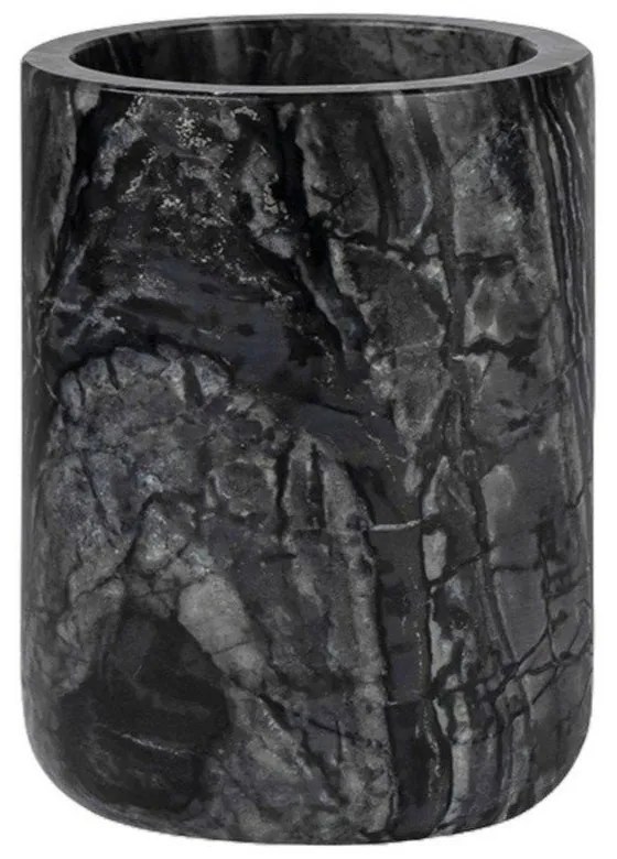 Черна мраморна чаша за четки за зъби Marble - Mette Ditmer Denmark