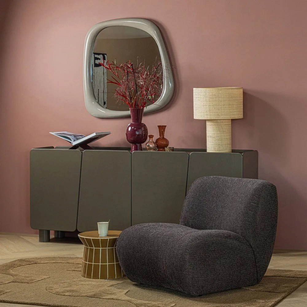 Керамична кръгла странична масичка ø 38 cm Plu – WOOOD