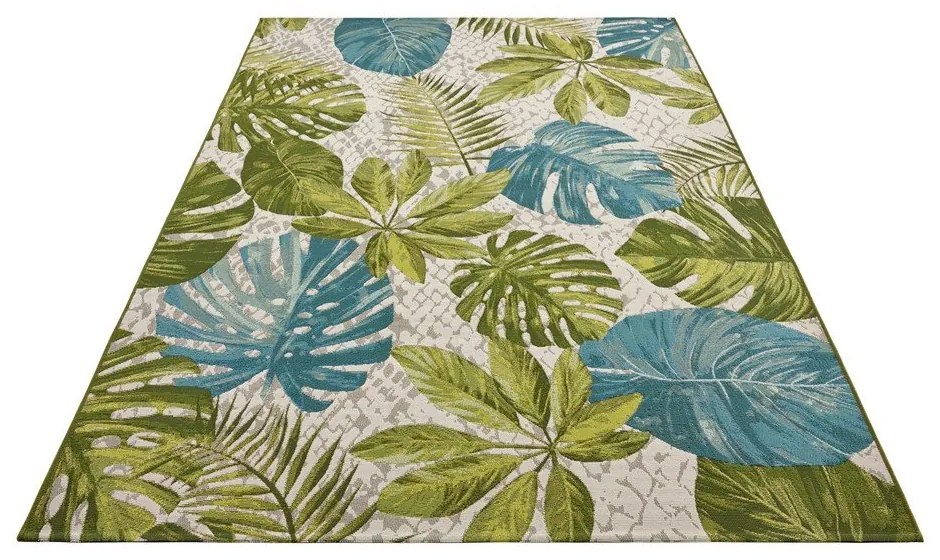 Зелен/тюркоаз външен килим 160x235 cm Flair – Hanse Home