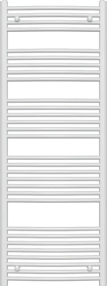 Novaservis - Лира за баня 836W/230V 160x60 cm, бяла, заоблена