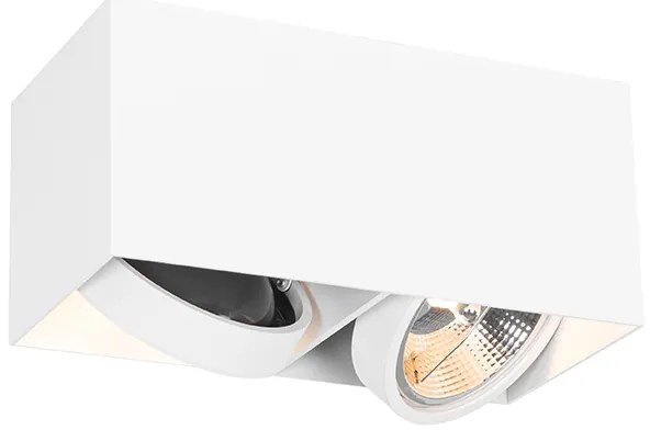 Дизайнерски прожектор с правоъгълна AR111 2-светлина - Box