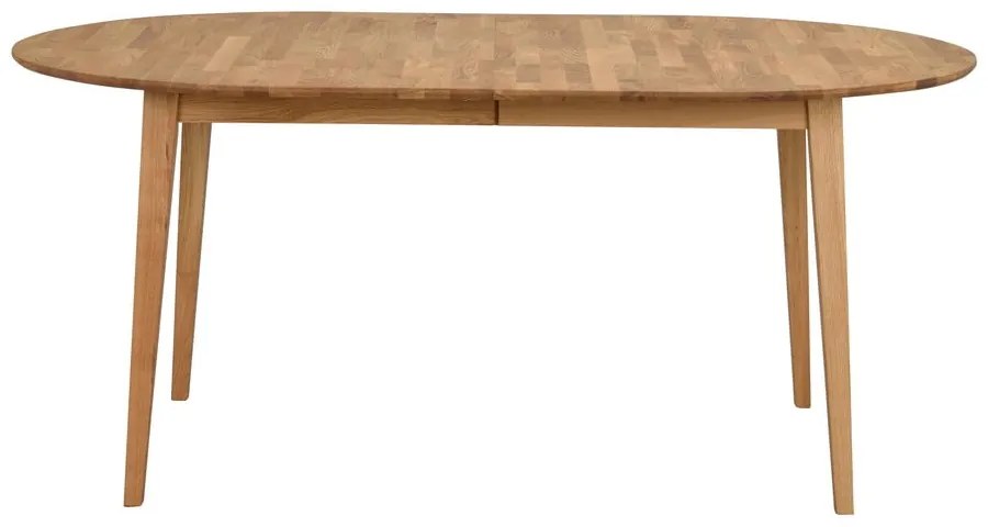 Овална дъбова сгъваема маса за хранене , 170 x 105 cm Filippa - Rowico