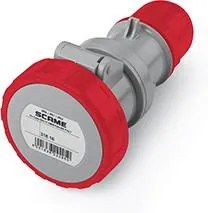 Scame Промишлен подвижен контакт 3P+N+Е 16A IP66/67, 6h серия Optima  - 318.1647