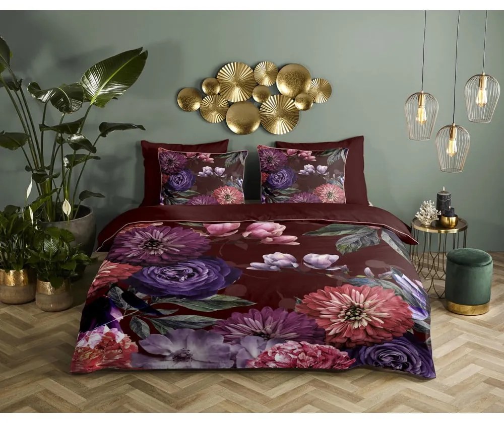 Единично спално бельо от органичен памук Gerbera, 140 x 220 cm Organic - Descanso