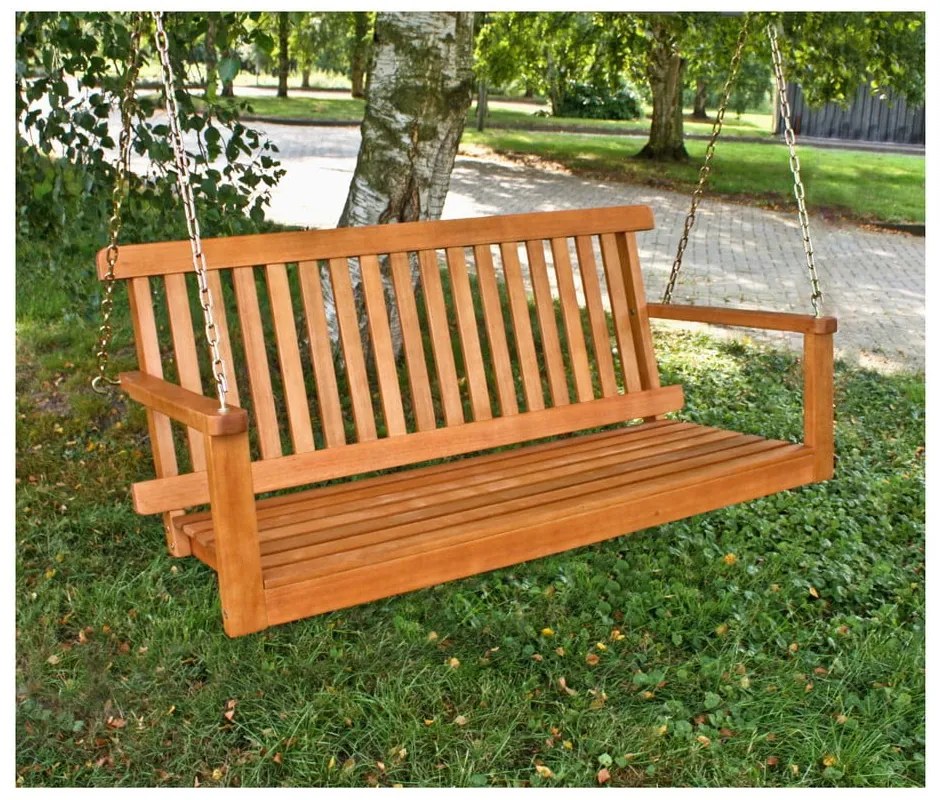 Градинска пейка от евкалиптова дървесина ADDU Columbia - Garden Pleasure