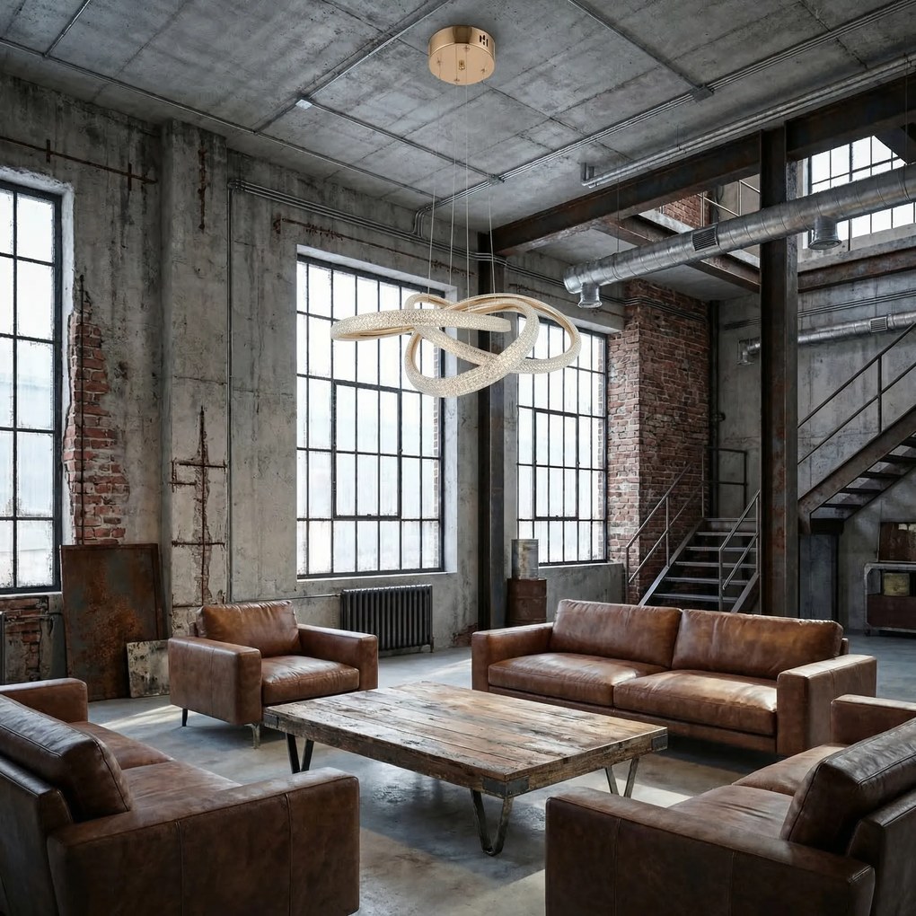 ВИСЯЩА ТАВАННА ЛАМПА G153-CP GOLD