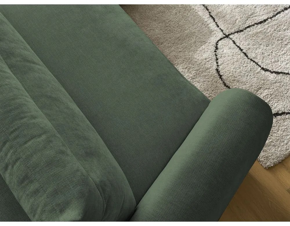 Тъмнозелен ъглов диван Aden – Bobochic Paris