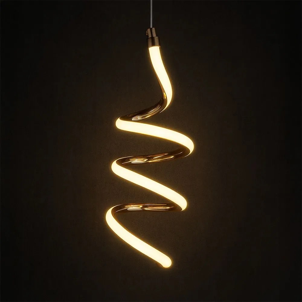 Висяща таванна LED лампа LHJ096-1CP light rose gold
