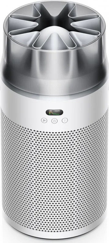 Пречиствател за въздух Dyson HJ10 HushJet™ Purifier Compact Wh/Sv 491355-01, 18 м2, 10 скорости, Hyperdymium™, HEPA, Гласови команди, Осцилация, Бял/сив