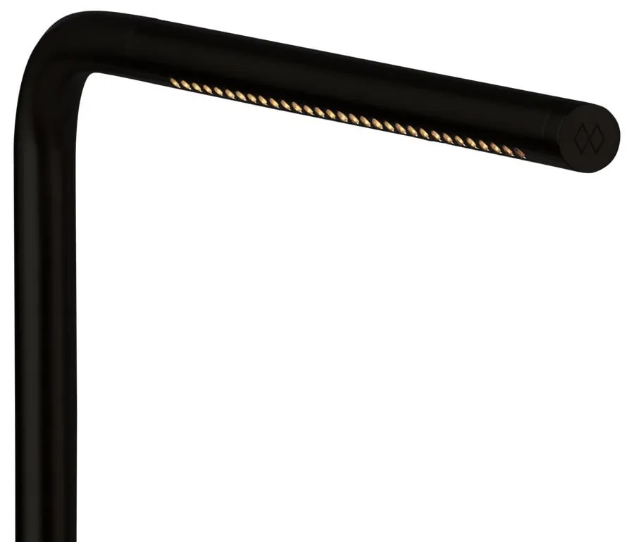 Черна метална LED затъмняваща се настолна лампа (височина 46 cm) Omni Table – UMAGE