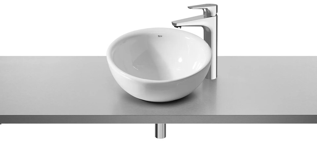 Умивалник върху плот, A327876000, Roca, порцелан, бял, 42х42х23см