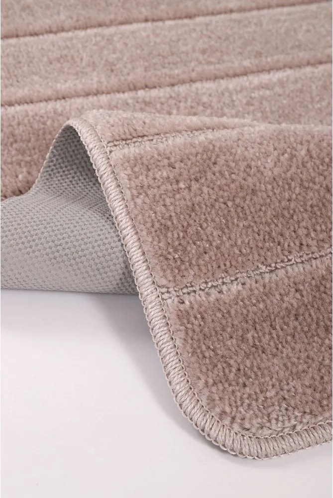 Кафяви килими за баня в комплект 2 бр. 50x80 cm Yeni Cizgli – Foutastic