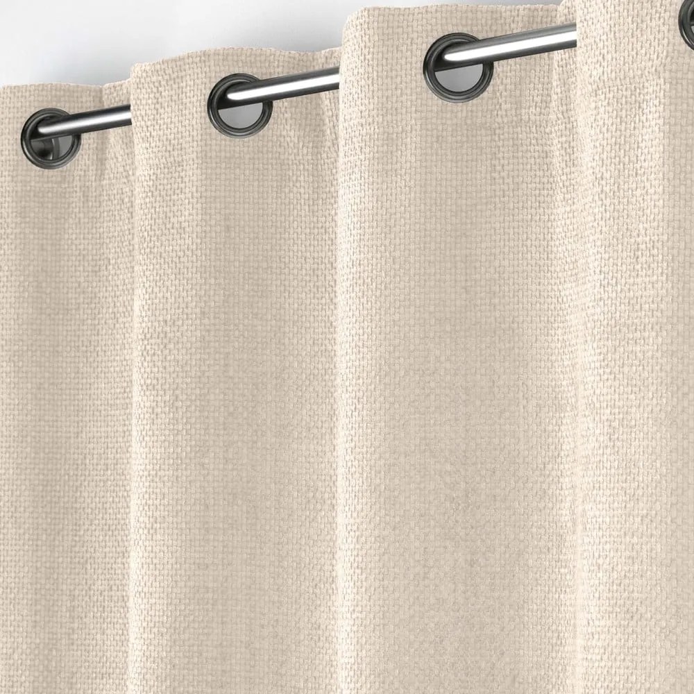 Бежово перде от шенил 140x260 cm Leo – douceur d'intérieur