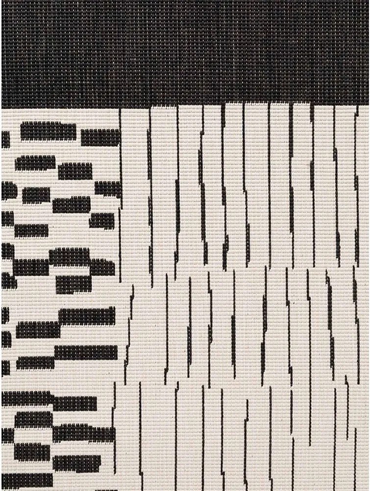 Черен/кремав килим за открито и закрито 120x170 cm Haringey Acacia – Ted Baker