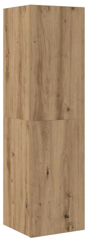856400 vidaXL ТВ шкаф Artisan Oak 30,5x30x110 cm Инженерна дървесина