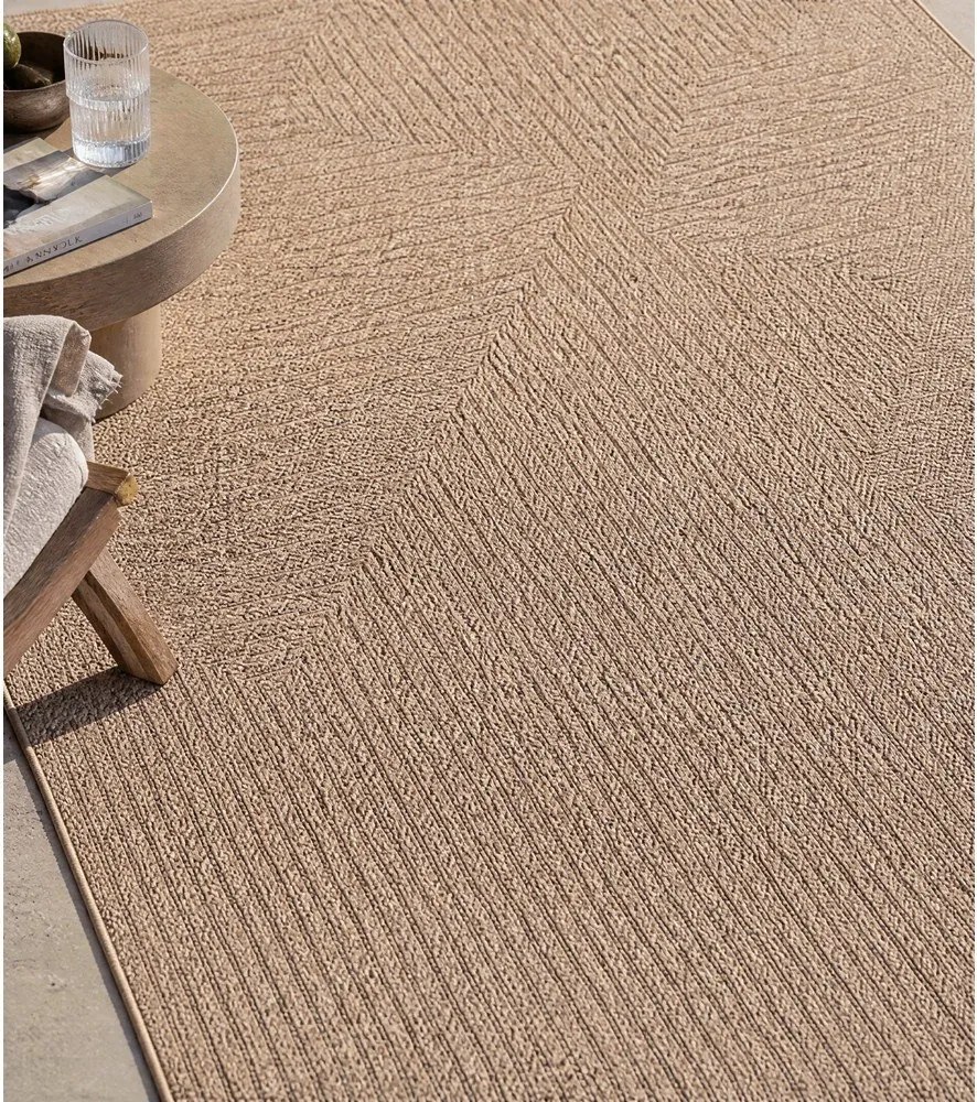 Кафяв килим за открито и закрито 80x150 cm Timber 1404 – Ayyildiz Carpets