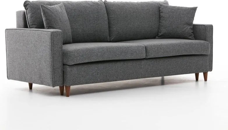 Тъмно сив разтегателен диван 210 cm Eva – Balcab Home