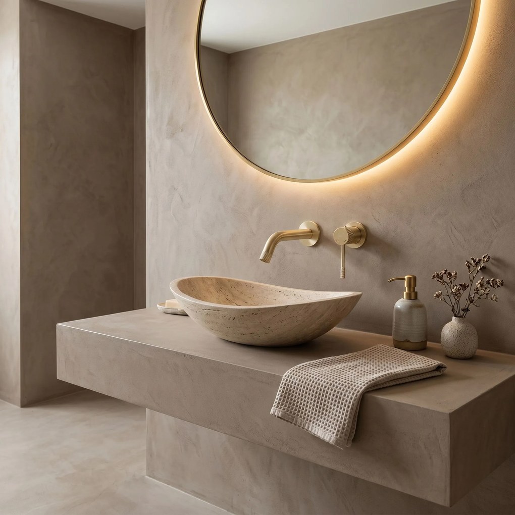 Смесител за вграждане REA Venti Brush Gold