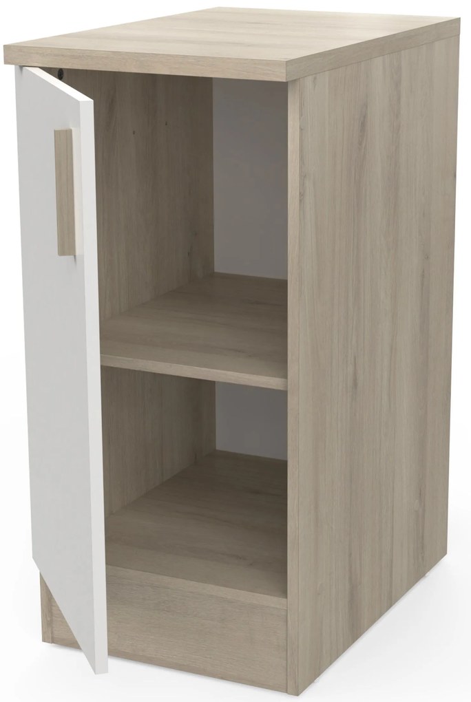 Подов шкаф Poppy 40-Fusiko-Leuko