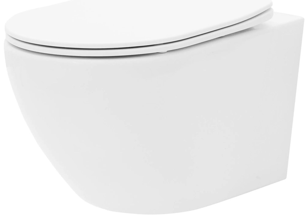 Тоалетна чиния WC Carlo Flat Mini Rimless + Биде Carlo Mini