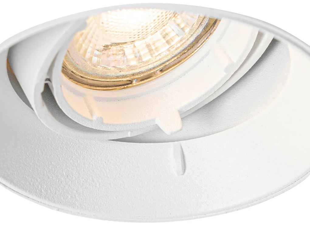 Интелигентен вграден прожектор бял кръгъл без рамка с Wifi GU10 50mm - Oneon